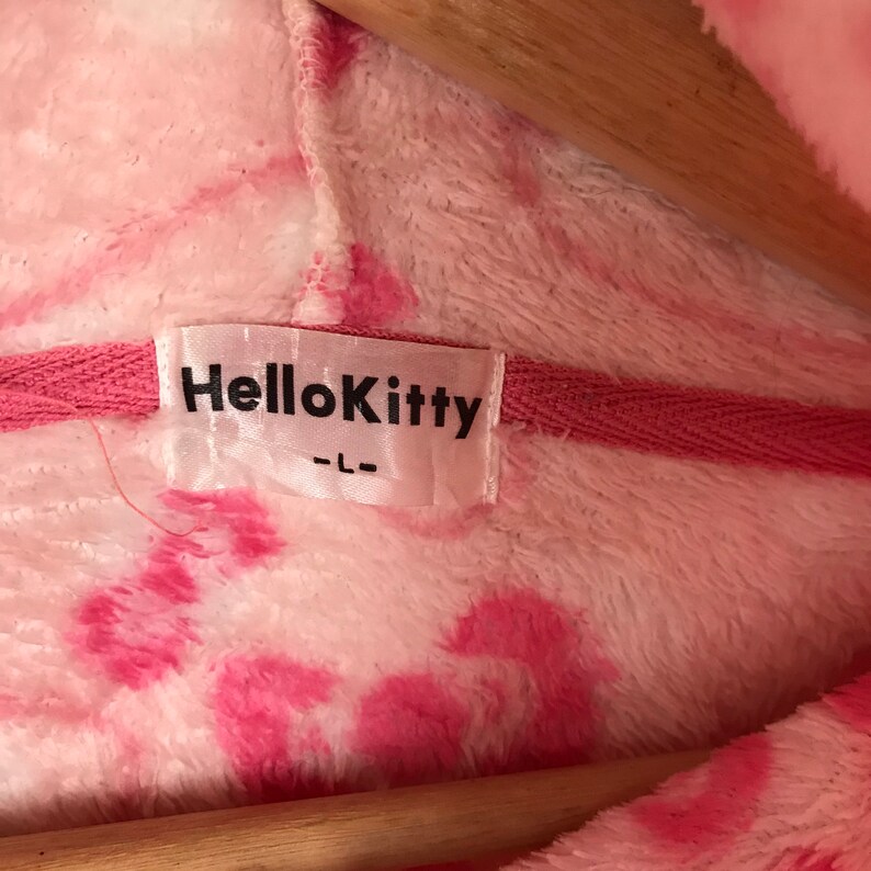 Vintage Hello Kitty Fleece Sweatshirt hoodie / Cartoon Sweatshirt / Jumper / xsmall image 4