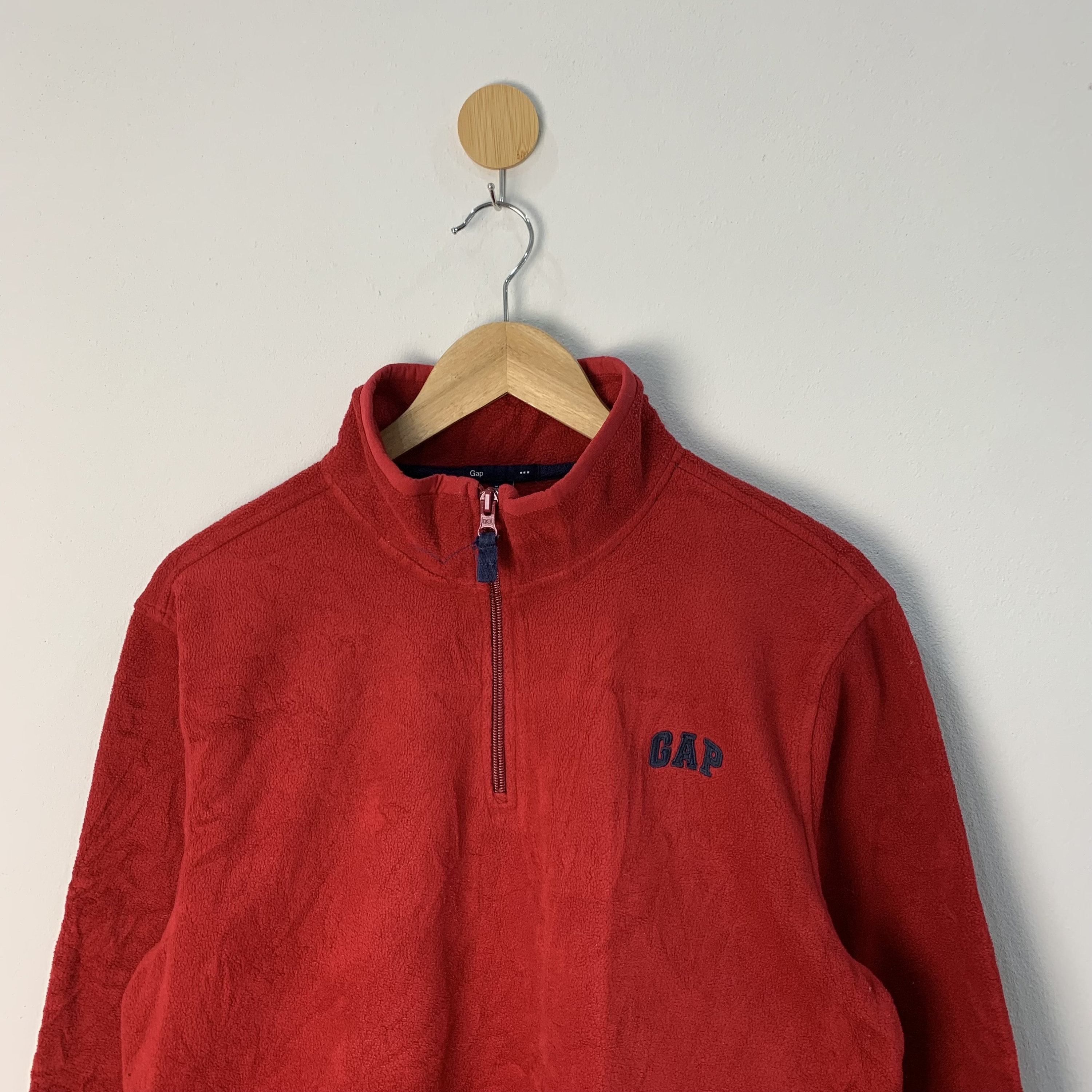 80s 90s old gap halfzip pullover アーチロゴ L Rare Vintage Gap 
