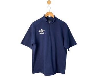 Felpa vintage rara Umbro blu navy / maglia / abbigliamento sportivo / abbigliamento sportivo / abbigliamento da notte / calcio / maglia Umbro taglia grande