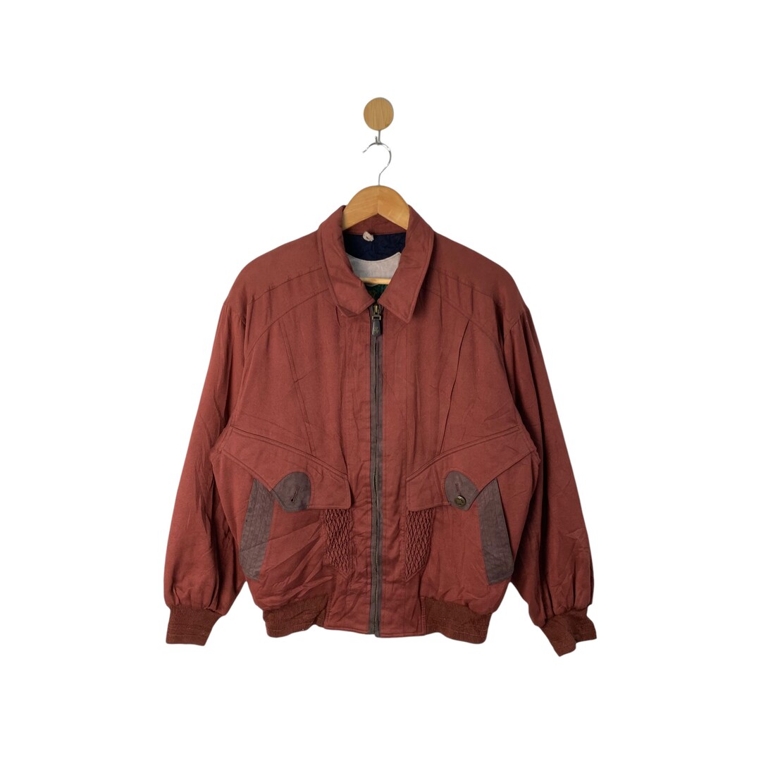 Rare Vintage Ken Valido Jacket Bomber Zipper Jacket Large Size