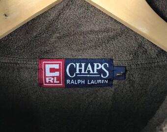 Rare Vintage Polo Chaps Ralph Lauren Fleece Sweatshirt Ralph