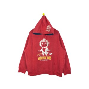 Rare Vintage Grass Hither Hoodies Sweatshirt Jumper Pullover Crewneck / Red Sweatshirt xxl size