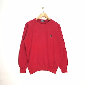 Raro Polo Vintage Ralph Lauren Sudadera / Logotipo de bordado / Polo sport Vintage 90s / Polo Sport Sweatshirt / p92 / Gran Polo golf