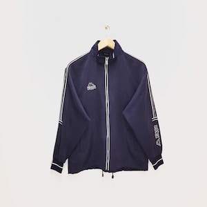 Rare Vintage Kappa Sweater Zipper Up / Kappa Zipper / Kappa Jacket / 90s Kappa Side Logo / Large Size