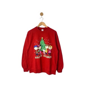 Zeldzame Vintage Snoopy Sweatshirt / The Peanuts / Vintage Cartoon / Charlie Brown & Friends / Jumper / Snoopy Groot Formaat