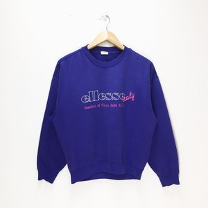 Rare Vintage Ellesse Sweatshirt / Big Logo / Jumper Ellesse / Spellout / Pullover / Ellesse Small Size Sweatshirts Sweater