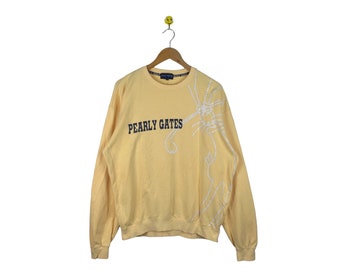 トップス PEARLY GATES hora take Buy Rare!! Pearly Gates Sport Stripes Style Turtle Neck T-shirt