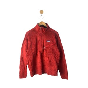 Vintage Patagonia Fleece Sweater / Medium / Half button  up / patagonia Medium size vintage