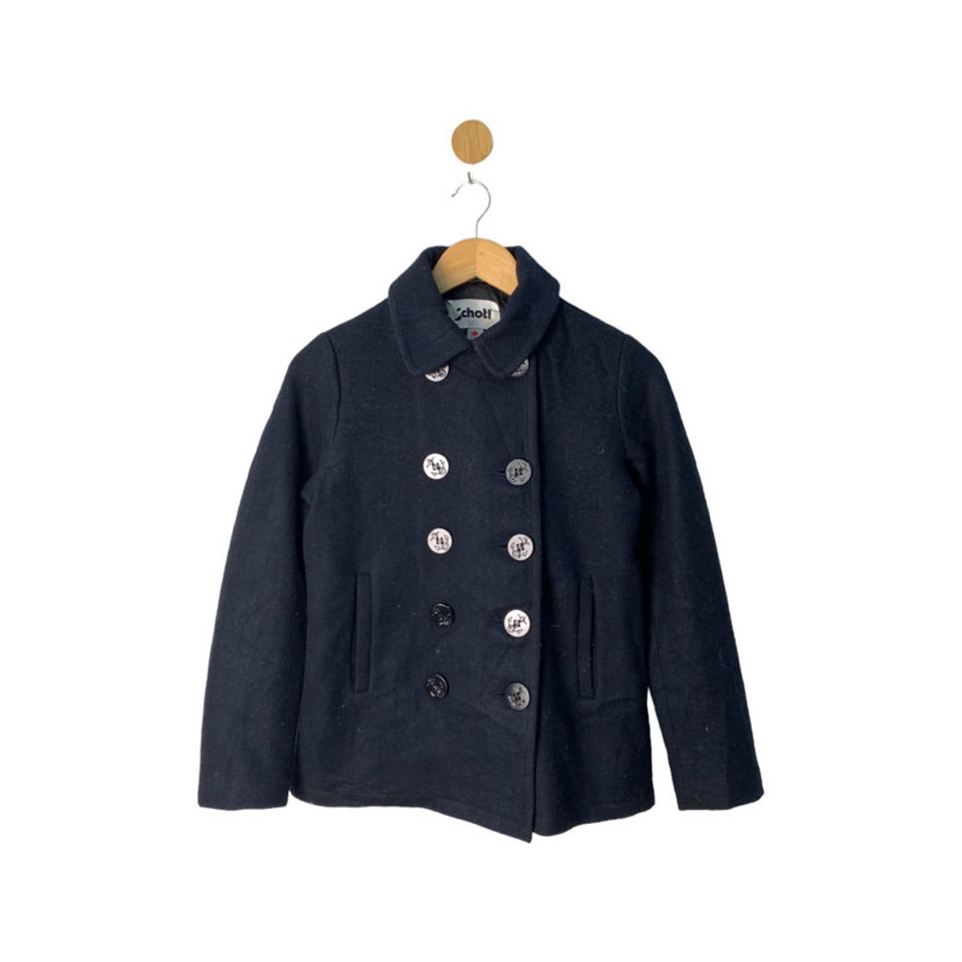 n*o様 vintage schott super long melton p Long Flight Leather Bomber Jacket