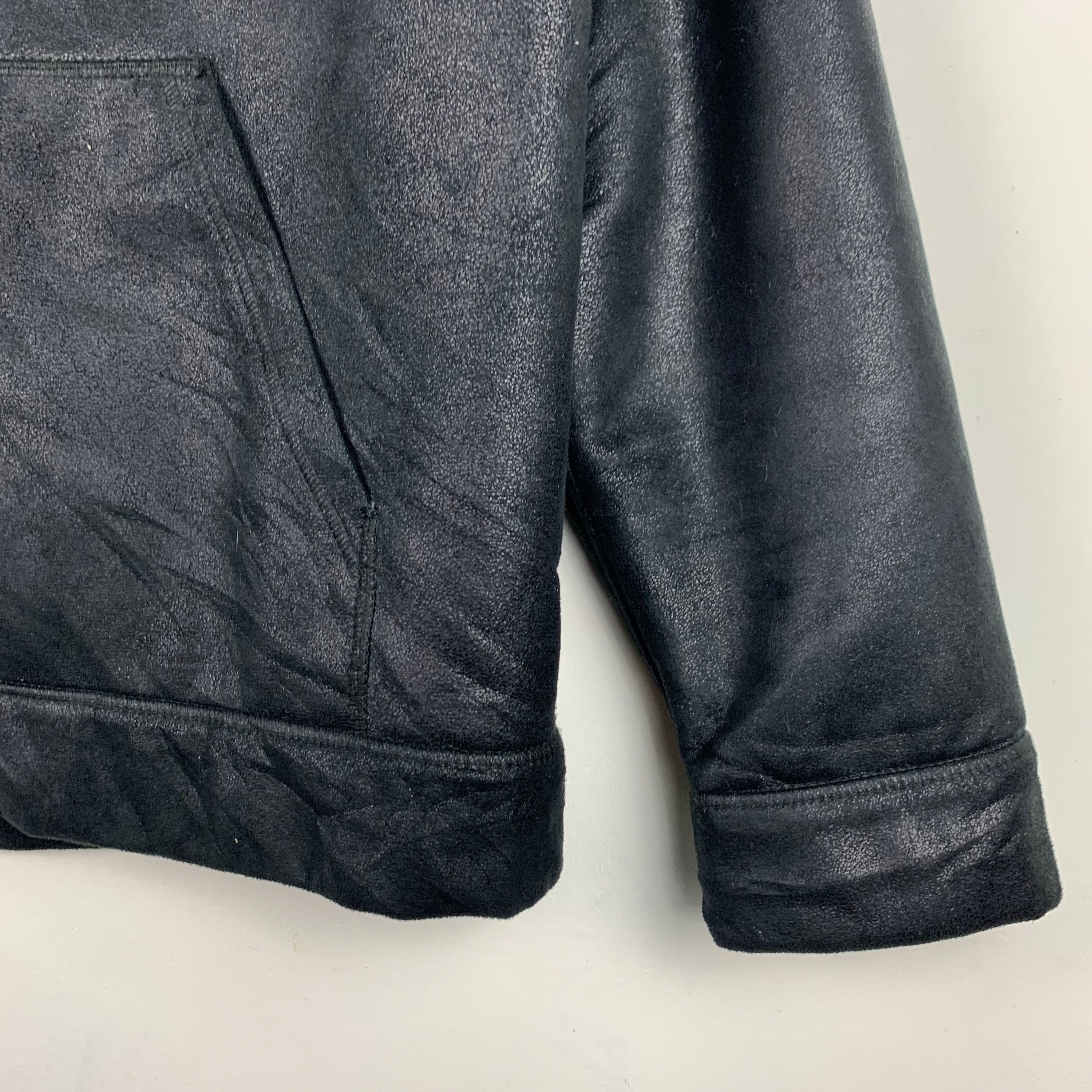 Rare Vintage Adolfo Dominguez Jacket Hoodies Sweater Zip Black 