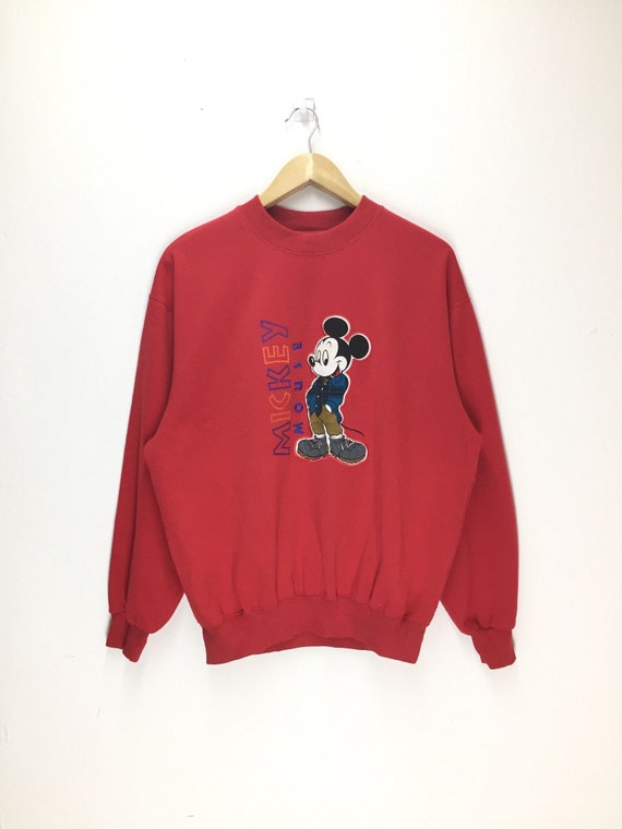Vintage mickey mouse big logo jumper sweatshirt
