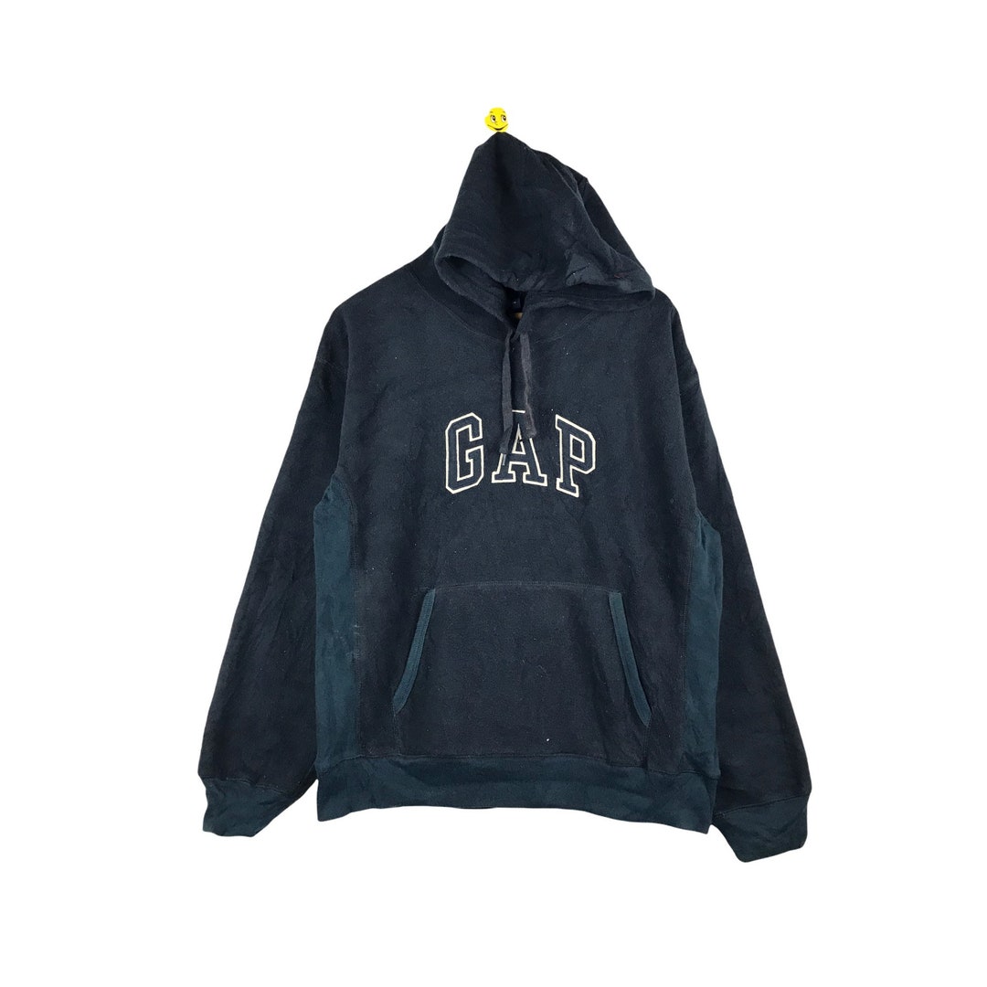 トップス 00s OLDGAP Biglogo pullover sweat Vintage GAP Fleece Hoodie Pullover Sweater Big Logo