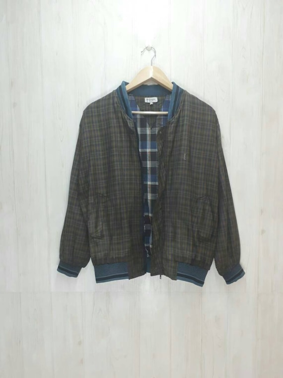 Vintage Jacket 90s Yvessaintlaurent YSL Jacket / Bomber