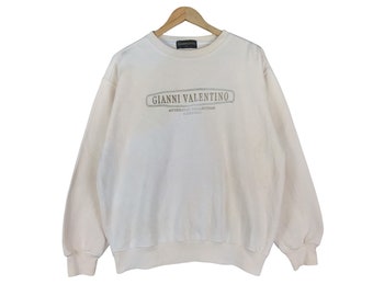 Vintage Retro 90’s oldschool 80’s Pullover Crewneck Vintage Gianni Valentino Sweatshirt medium