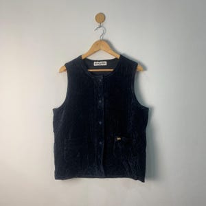 Sällsynt vintage Sonia Rykiel fleecejacka linne svart liten storlek