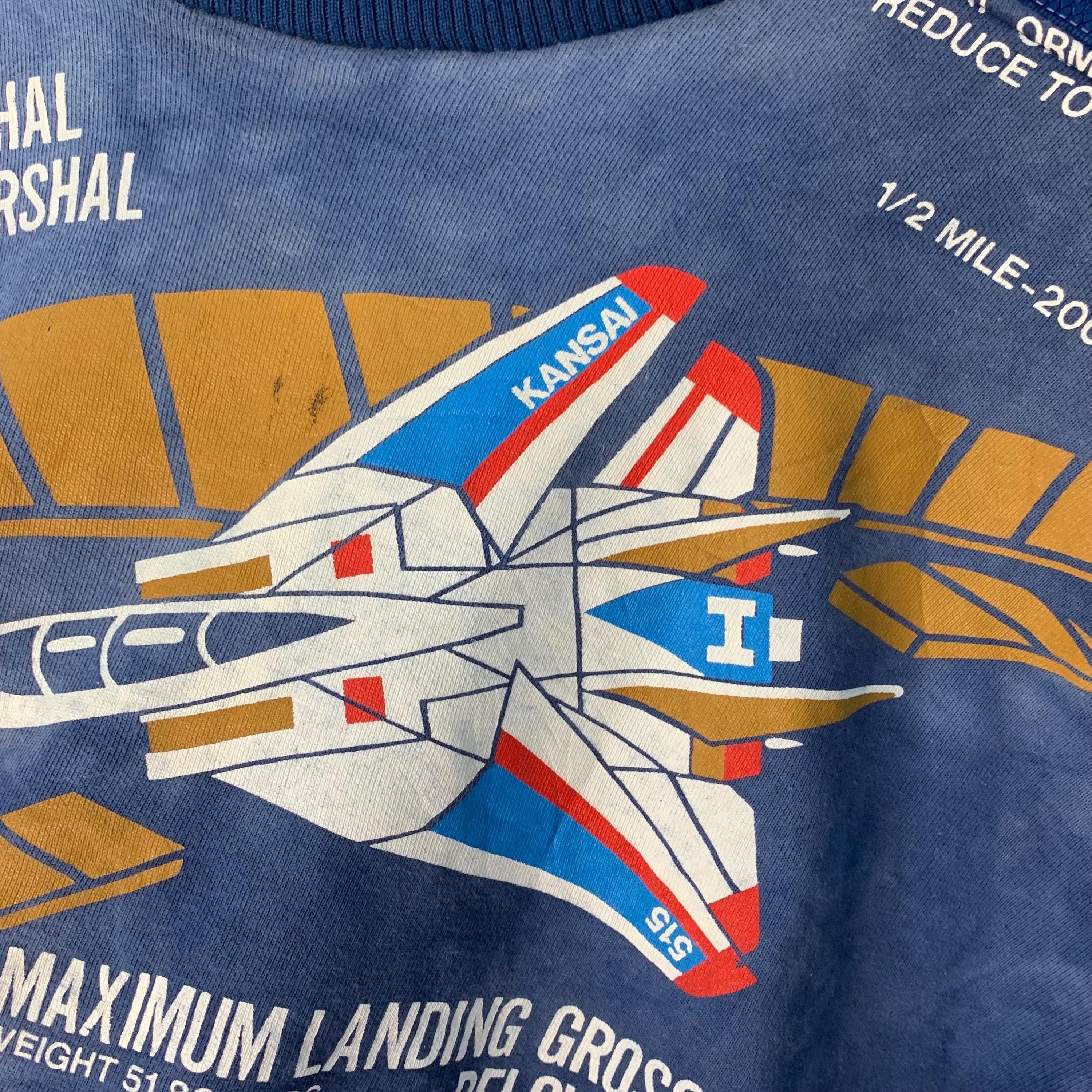 Perfectly Vintage 80s Kansai Yamamoto Flight Jacket Blue Navy