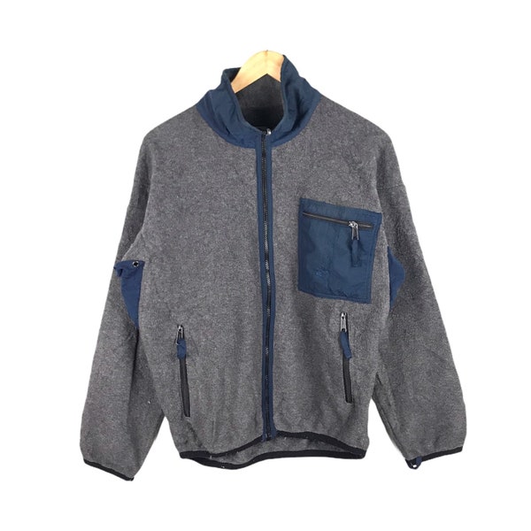 Vintage Jack Wolfskin Sweatshirt Fleece / Bear / Polar Shirt / Sweater zipper / Grey Fleece medium vlies pocket