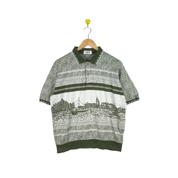 Vintage Polo Shirt Lapineal Designed by Wilrock Graphic