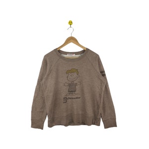 Rare Vintage Schroeder Sweatshirt / Snoopy Jumper Peanuts Sweatshirt / Cartoon Vintage / Woodstock / The Peanuts / Sweatshirt / xs size