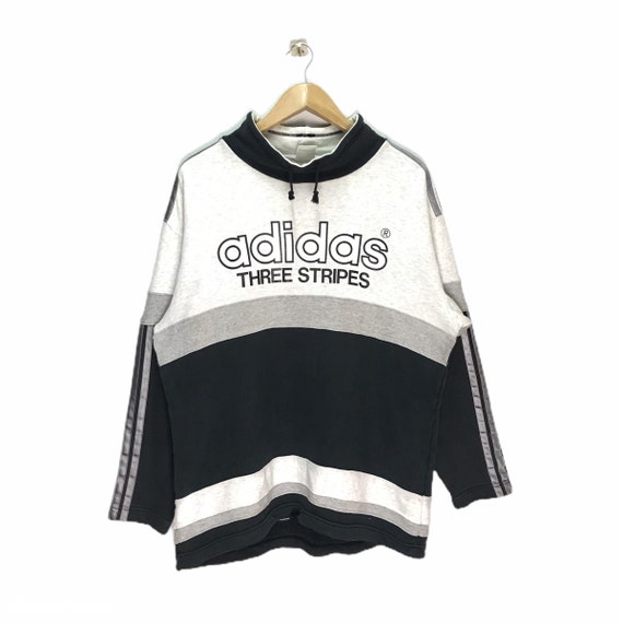 Rare Vintage Adidas Sweatshirt Trefoil Big Logo /… - image 3