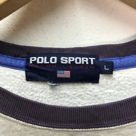 Rare Vintage Polo Sport Ralph Lauren Sweatshirt /… - image 4