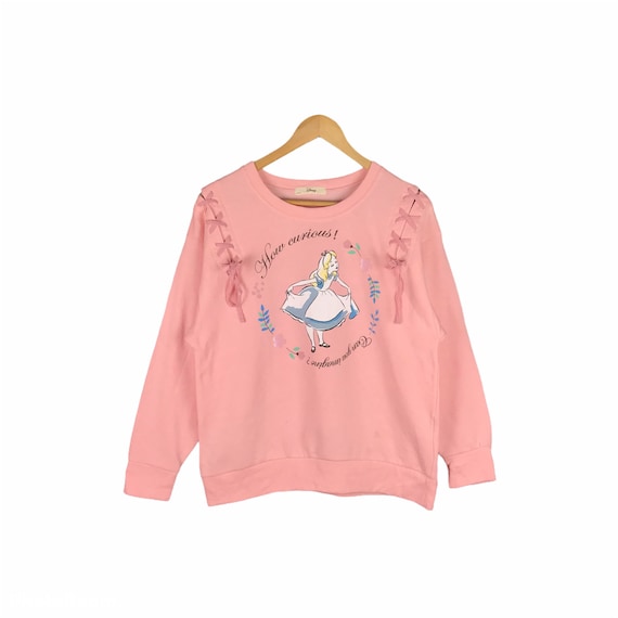 Rare Vintage Alice In Wonderland Sweatshirt / Dis… - image 1