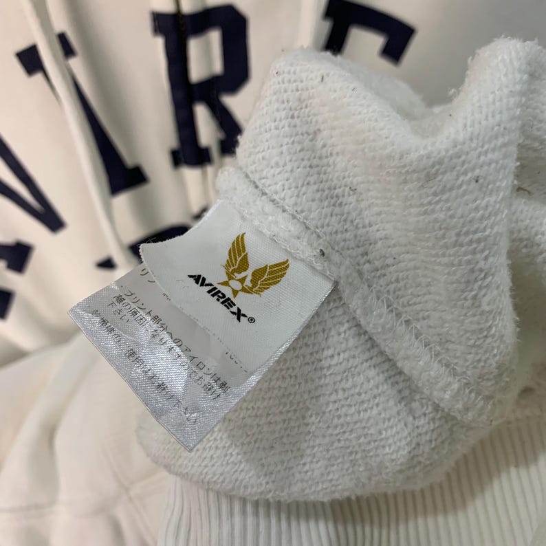 Rare Vintage Avirex Sweatshirt / Jumper / Avirex USA / Army / Pullover Jumper Crewneck / Diabolical Angel / 80s / Medium Size image 5