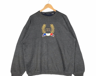 Rare Vintage Christion Dior Sweatshirt / Jumper Pullover crewneck sweater / DIOR / Brand / embroidery logo