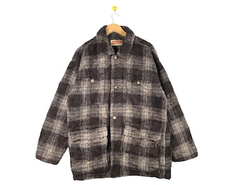 Rare Vintage Coleman Fleece sweater jacket / Pile jacket style / outdoor clothing xl size / big size