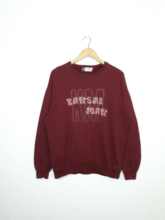 Rare Kansai Yamamoto Sweatshirt Spellout Big Logo… - image 1