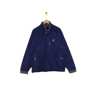 Vintage Peugeot Fleece Sweater Zipper / Large Size