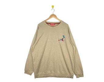 Rare Vintage Ecko Function Sweatshirt Brown Shirt Colour / Sportswear / Activewear / Streetwear / ecko XL Size