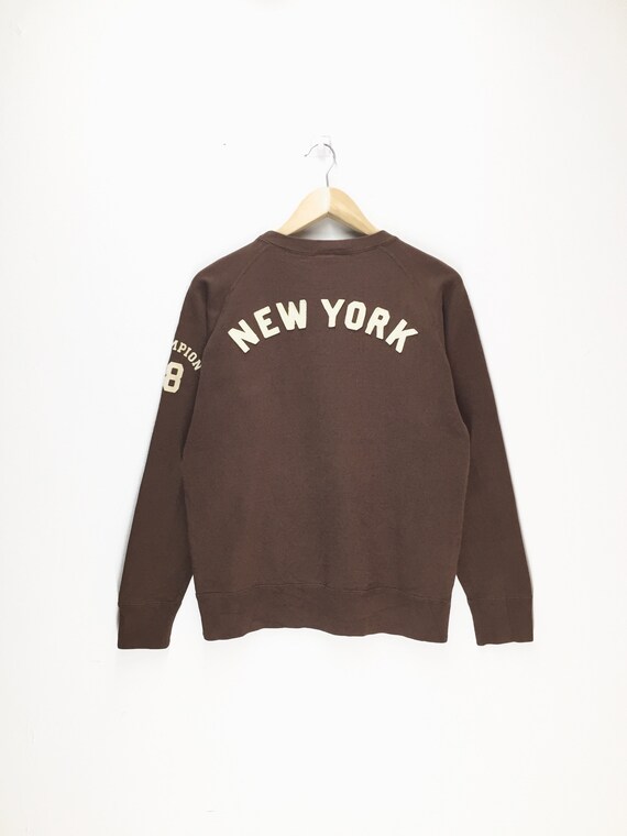 champion sweater brown