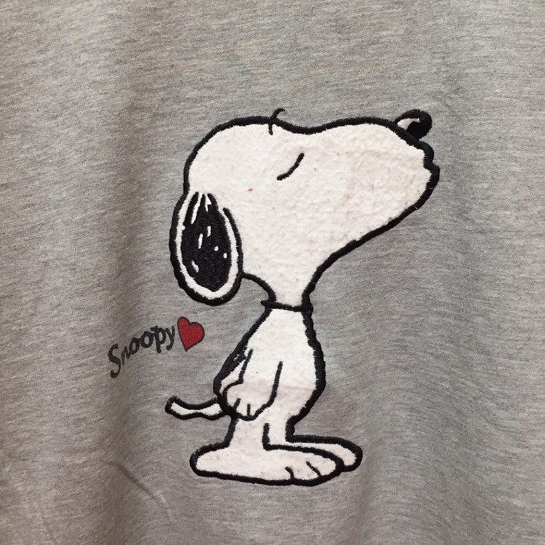 Rare Vintage Snoopy Sweatshirt / Vintage Cartoon Animated / - Etsy