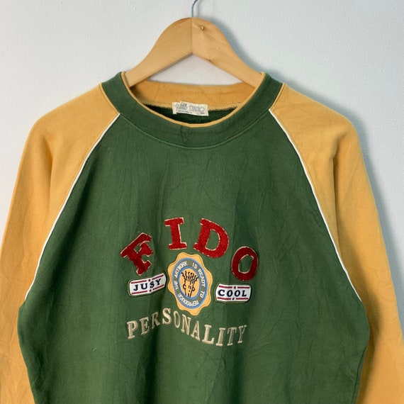 Rare Vintage Fido Dido Sweatshirt Jumper Pullover… - image 4