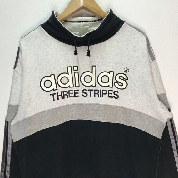 Rare Vintage Adidas Sweatshirt Trefoil Big Logo /… - image 4