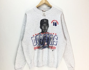 Rare Vintage Dodgers Sweatshirt / Nomo 16 / Baseball Player / 1995 / Los Angeles / Jumper Sweatshirt / MLB Sweatshirt Large Size