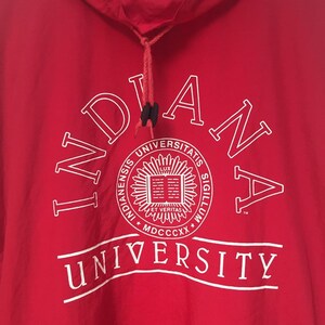 Rare Vintage University Indiana Windbreaker / University Indiana Sweater / 90s Indiana University Medium size image 3