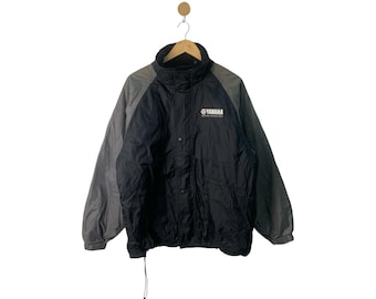 Rare Vintage Yamaha Jacket Motorcycle Jacket Ski / Light Jacket / Yamaha Sweater Jacket Large Size