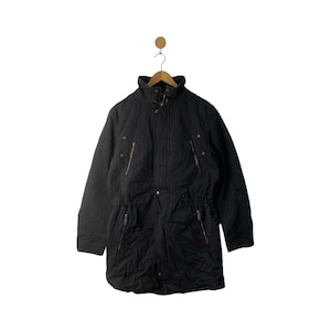 Vintage Emporio Armani Jacket LongJacket Thick Winter Multipocket Longcoat Small Size