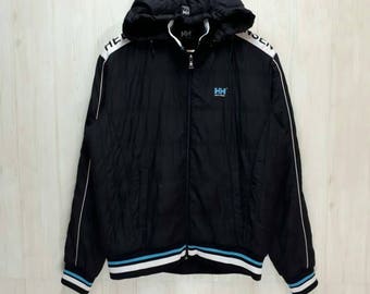 Zeldzaam Item verkoop!! Vintage Helly Hansen Windbreaker trui Zipper van middelmatige grootte in uitstekende conditie Hoodies Jacket Helly Hansen zeilen Gear