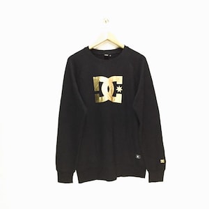 Rare Vintage DC Shoes Sweatshirt jumper pull / 90s Vintage Item / DC Shoe Co USA / Big Logo / Skate Brand / Adult Medium Size