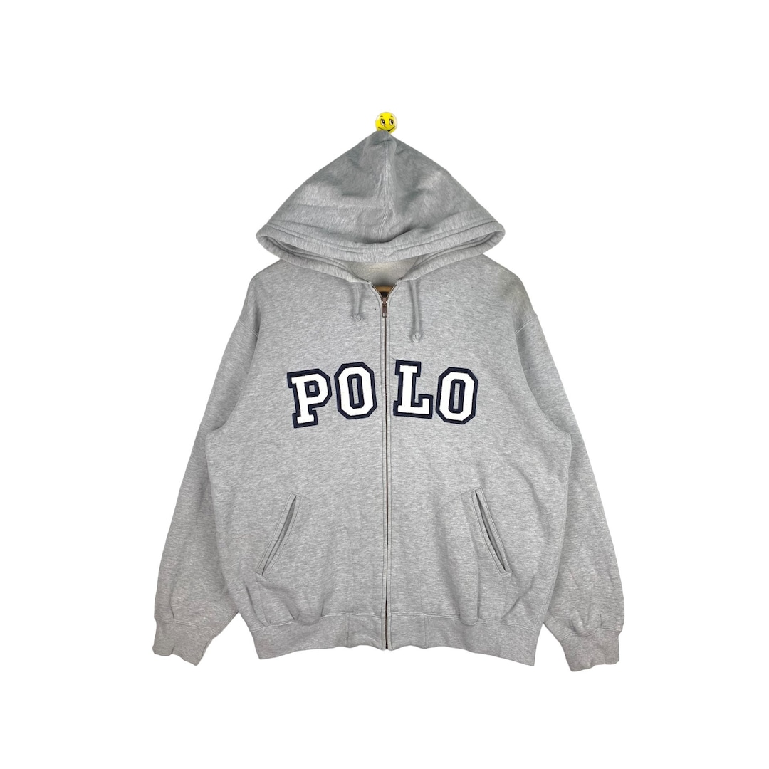 Rare Vintage Polo Hoodies Ralph Lauren Jumper / Polo Rugby 90s