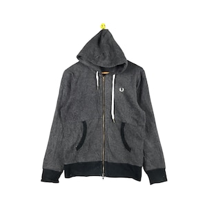 Rare Vintage Fred Perry Hoodies / Fred Perry Hooded / Fred Perry Jumper / Sweater / Zipper Up