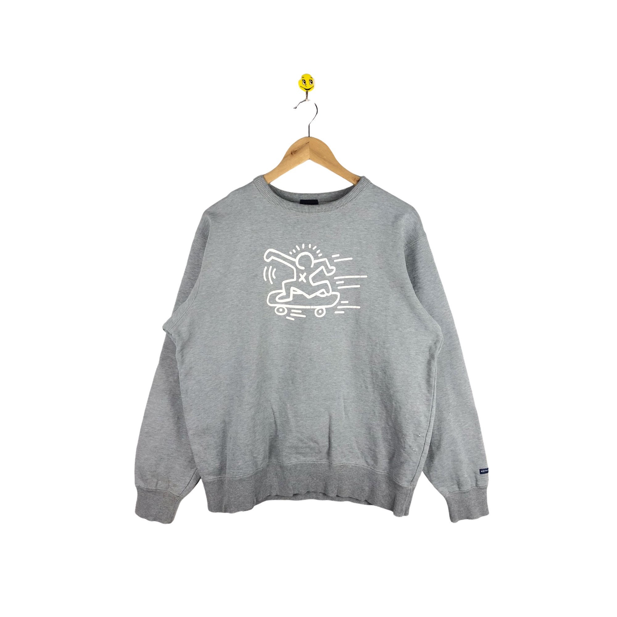 Vintage Keith Haring Sweatshirt / 90s / Rare Vintage Abstract 