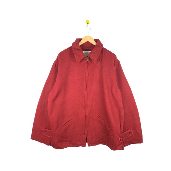 red avirex jacket