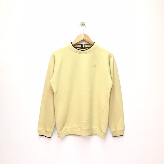 vintage yellow adidas sweatshirt