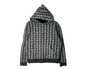 Sudadera vintage de Thrasher / Jersey de skateboarding raro de los 90 / Sudadera con capucha de la revista Thrasher de ropa urbana / Talla pequeña