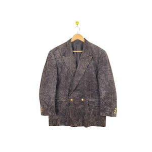 Rare Vintage 90s Alain Delon Coats Jacket / Corduroy Jacket / Brown Coats Men’s Blazer large size