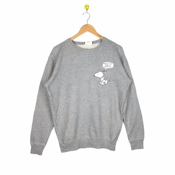 【希少Made in USA】PEANUTS Vintage Sweat Vintage Peanuts Men's M 90S00S Short-Length Sweatshirt Usa